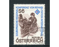 1981 - AUSTRIA - RIABILITAZIONE - USATO - LOTTO/28218
