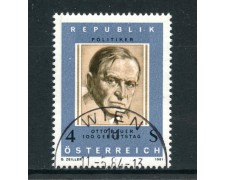1981 - AUSTRIA - OTTO BAUER - USATO - LOTTO/28230