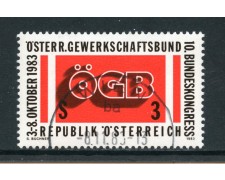 1983 - AUSTRIA - CONGRESSO SINDACATI - USATO - LOTTO/28308