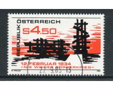 1984 - AUSTRIA - MONUMENTO A WOLLERSDORF - USATO - LOTTO/28316