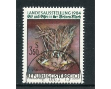 1984 - AUSTRIA - MINERALI DI FERRO - USATO - LOTTO/28321