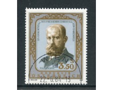 1984 - AUSTRIA - CRISTIAN VON EHRENFELS - USATO - LOTTO/28325