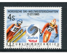 1985 - AUSTRIA - SCI NORDICO - USATO - LOTTO/28337
