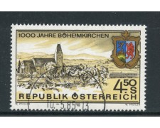 1985 - AUSTRIA - BOHEIMKIRCHEN - USATO - LOTTO/28348