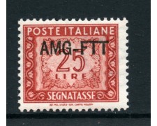 1949/54 - TRIESTE A - 25 LIRE SEGNATASSE - NUOVO - LOTTO/28464 1949/54 - TRIESTE A - 25 LIRE SEGNATASSE - NUOVO - LOTTO/28464