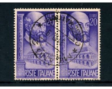 1949 - ITALIA REPUBBLICA - ANDREA PALLADIO - COPPIA USATI - LOTTO/6083UCP