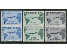 1961 - LOTTO/6385A - REPUBBLICA - VISITA GRONCHI 3v. - COPPIE NUOVI