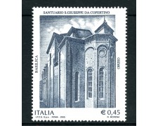 2005 - LOTTO/7513 - REPUBBLICA - BASILICA S.GIUSEPPE DA COPERTINO - NUOVO 2005 - LOTTO/7513 - REPUBBLICA - BASILICA S.GIUSEPPE DA COPERTINO - NUOVO
