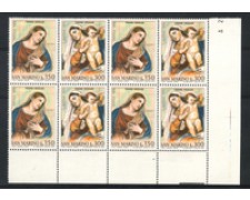 1976 - LOTTO/7972Q - SAN MARINO - NATALE 2v. - QUARTINA NUOVA