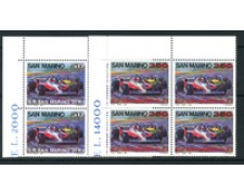 1983 - LOTTO/8037Q - SAN MARINO - GRAN PREMIO 2v - QUARTINE NUOVI