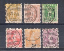 1907 - LOTTO/9917 - SVIZZERA - WALTER TELL SERIE COMPLETA - USATI