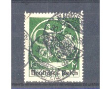 1920 - LOTTO/GER236BU - GERMANIA - 10 M. VERDE USATO 1920 - LOTTO/GER236BU - GERMANIA - 10 M. VERDE USATO