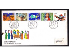 1981 - LBF/4036 - GRAN BRETAGNA - NATALE DISEGNI DEI RAGAZZI - BUSTA FDC