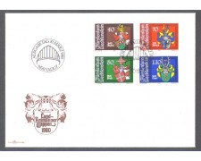 1980 - LBF/4120 - LIECHTENSTEIN - STEMMI LANDAMMANNI - BUSTA FDC