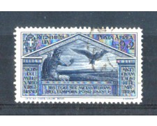 1930 - LOTTO/REGA26UF - REGNO - P.AEREA 9+2 LIRE VIRGILIO USATO 1930 - LOTTO/REGA26UF - REGNO - P.AEREA 9+2 LIRE VIRGILIO USATO