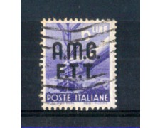 1947 - LOTTO/10179U - TRIESTE A - 6 LIRE DEMOCRATICA USATO