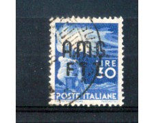1947 - LOTTO/10186U - TRIESTE A - 30 LIRE DEMOCRATICA USATO