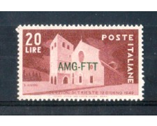 1949 - LOTTO/10223N - TRIESTE A - 20 LIRE ELEZIONI DI TRIESTE