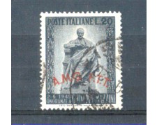 1949 - LOTTO/10229U - TRIESTE A - 20 LIRE GIUSEPPE MAZZINI USATO