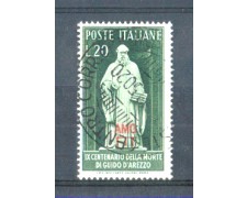 1950 - LOTTO/10257U - TRIESTE A - 20 LIRE GUIDO D'AREZZO USATO