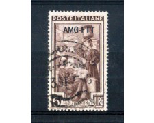 1950 - LOTTO/10271U - TRIESTE A - 6 LIRE ITALIA AL LAVORO USATO