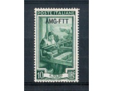 1950 - LOTTO/10272N - TRIESTE A - 10 LIRE ITALIA AL LAVORO NUOVO