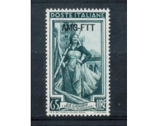 1950 - LOTTO/10283L - TRIESTE A - 65 LIRE ITALIA AL LAVORO LING.