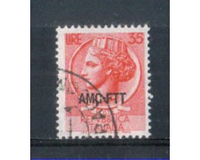 1953 - LOTTO/10348U - TRIESTE A - 35 LIRE ITALIA TURRITA USATO 1953 - LOTTO/10348U - TRIESTE A - 35 LIRE ITALIA TURRITA USATO