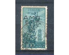 1948 - LOTTO/10398U - TRIESTE A - 100 LIRE POSTA AEREA USATO 1948 - LOTTO/10398U - TRIESTE A - 100 LIRE POSTA AEREA USATO