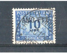1949/54 - LOTTO/10411U - TRIESTE A - 10 LIRE SEGNATASSE USATO 1949/54 - LOTTO/10411U - TRIESTE A - 10 LIRE SEGNATASSE USATO