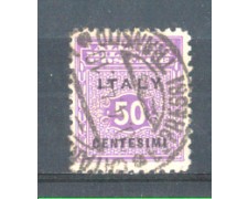 1943 - LOTTO/10416U - OCCUPAZ. ANGLO AMERICANA - 50 c. USATO