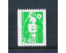 1993 - LOTTO/FRA2816a - FRANCIA - 2,40 Fr. VERDE MARIANNA  NUOVO