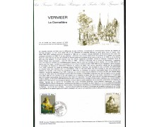 1982 - LOTTO/FRA2231DOC - FRANCIA - VERMEER LA DENTELLIERE DOC. FILATELICO