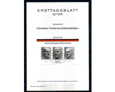 1975 - LOTTO/GFBF10ETB - GERMANIA - PREMI NOBEL FOGLIETTO - ETB 1975 - LOTTO/GFBF10ETB - GERMANIA - PREMI NOBEL FOGLIETTO - ETB