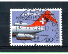 1981 - LOTTO/SVI1125U - SVIZZERA - 1,10Fr. PROPAGANDA - USATO 1981 - LOTTO/SVI1125U - SVIZZERA - 1,10Fr. PROPAGANDA - USATO