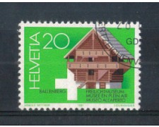 1981 - LOTTO/SVI1121U - SVIZZERA - 20c. BALLEMBERG - USATO 1981 - LOTTO/SVI1121U - SVIZZERA - 20c. BALLEMBERG - USATO