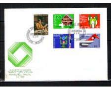 1981- LOTTO/SVI1125FDC - SVIZZERA - PROPAGANDA 5v. - BUSTA FDC 1981- LOTTO/SVI1125FDC - SVIZZERA - PROPAGANDA 5v. - BUSTA FDC