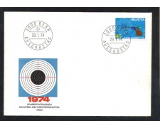 1974 - LOTTO/SVI949FDC - SVIZZERA - 40c. MONDIALI DI TIRO - BUSTA FDC 1974 - LOTTO/SVI949FDC - SVIZZERA - 40c. MONDIALI DI TIRO - BUSTA FDC