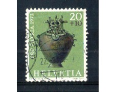 1972 - LOTTO/SVI902U - SVIZZERA - 20+10c. PRO PATRIA - USATO