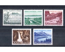1954 - LOTTO/SVI552CPN - SVIZZERA - PRO PATRIA 5v. - NUOVI