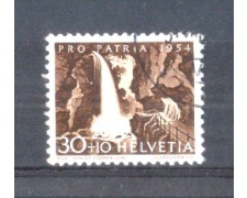 1954 - LOTTO/SVI551U - SVIZZERA - 30+10c. PRO PATRIA - USATO