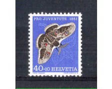 1951 - LOTTO/SVI516N - SVIZZERA - 40+10c. PRO JUVENTUTE - NUOVO
