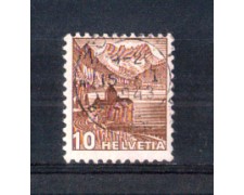 1939 - LOTTO/SVI348U - SVIZZERA - 10c. CASTELLO DI CHILLON - USATO 1939 - LOTTO/SVI348U - SVIZZERA - 10c. CASTELLO DI CHILLON - USATO