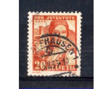 1933 - LOTTO/SVI269U - SVIZZERA - 20+5c. PRO JUVENTUTE - USATO
