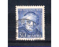1933 - LOTTO/SVI270U - SVIZZERA - 30+10c. PRO JUVENTUTE - USATO