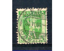 1907 - LOTTO/SVI115U - SVIZZERA - 5c. VERDE - USATO 1907 - LOTTO/SVI115U - SVIZZERA - 5c. VERDE - USATO