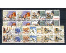 1980 - LOTTO/POR1457CPUQ - PORTOGALLO - STRUMENTI DI LAVORO 8v. - QUARTINE  USATE