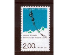 1987 - LOTTO/FRA2475N- FRANCIA - 2 Fr. TASPORTI A FUNE - NUOVO