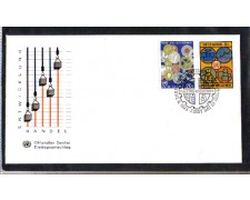 1983 - LOTTO/ONUU389FDC - ONU U.S.A. - COMMERCIO E SVILUPPO - BUSTA FDC 1983 - LOTTO/ONUU389FDC - ONU U.S.A. - COMMERCIO E SVILUPPO - BUSTA FDC