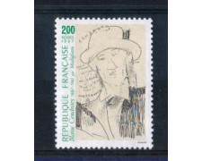 1987 - LOTTO/FRA2491N - FRANCIA - 2 Fr. BLAISE CENDRARS - NUOVO